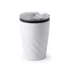 Kubek termiczny 350 ml Axpol Fiorigifts – stal nierdzewna, biały, 8,3 x 12 cm