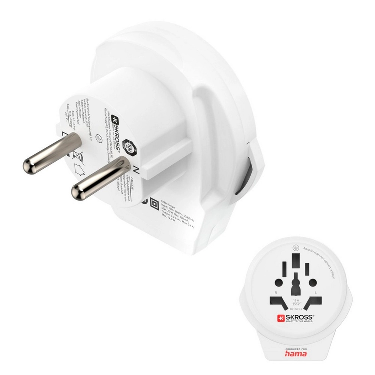 Adapter podróżny Skross for Hama USB