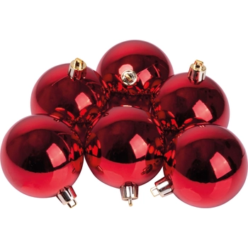 Bombki choinkowe PATRICIA, czerwony 7578405