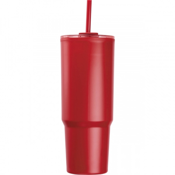 Kubek ze słomką XXL 1200 ml TEODORA
