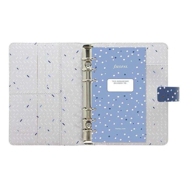 Organizer fILOFAX Indigo Personal, ciemnoniebieski Snow