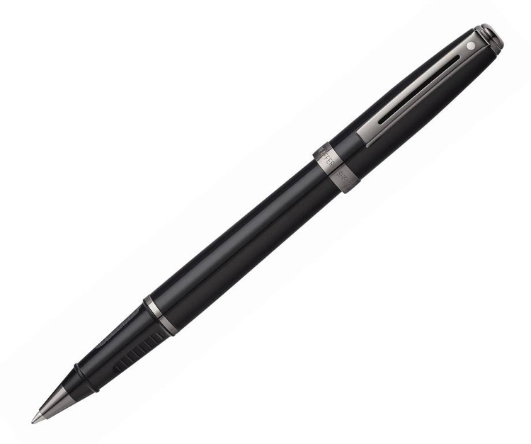 9144 Pióro kulkowe Sheaffer Prelude, czarne, wykończenia w kolorze czarnym