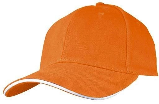 Czapka z daszkiem bawełniana 6 paneli, 260 g/m² CURTIS