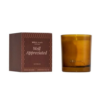 Wellmark Quiet Rebellion - świeca zapachowa, 210 g, bordowy 12644222