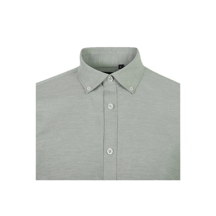 VL PRITHVI MAN. Męska koszula Oxford (180 g/m²) z bawełny (50%), poliestru (45%) i elastanu (5%)