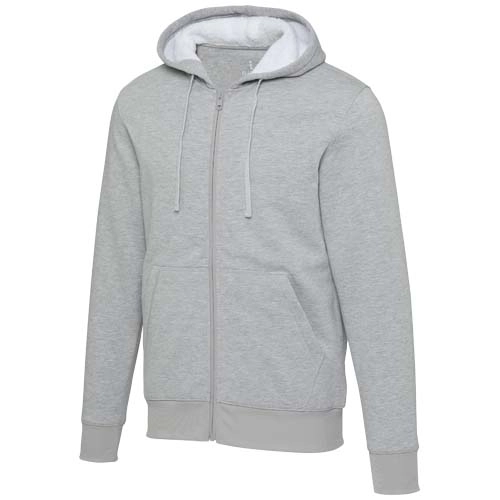 Natron bluza sherpa z kapturem z zamkiem błyskawicznym na całej długości 320 g/m²