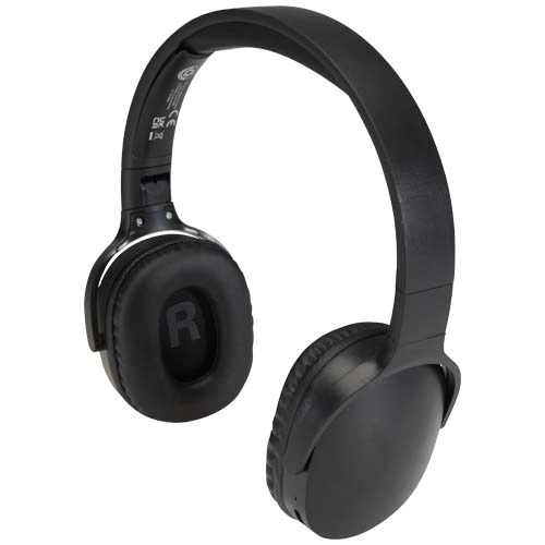Ancha bezprzewodowy zestaw słuchawkowy Bluetooth® wokółuszny z tworzyw sztucznych pochodzących z recyklingu