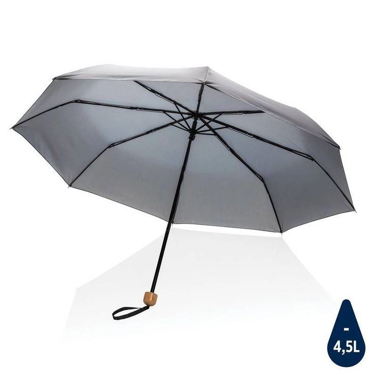 Mały bambusowy parasol 20.5" AWARE™ RPET