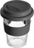 Kubek szklany z pokrywką 300 ml AMANDA