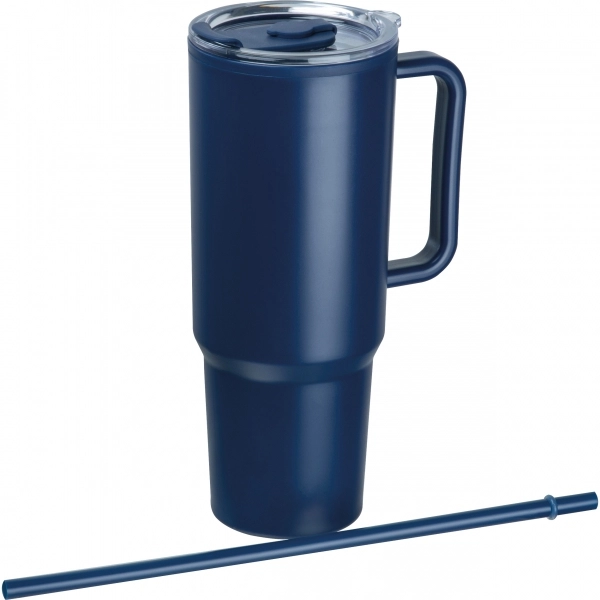 Kubek ze słomką XXL 1200 ml TEODORA