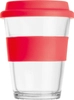 Kubek szklany z pokrywką 300 ml AMANDA