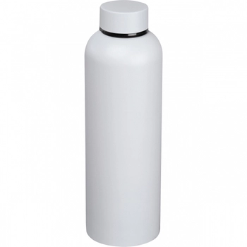Butelka ze stali z recyklingu 700 ml CrisMa VERENA, biały 8481606