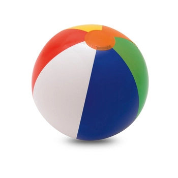 PARAGUAI. Nieprzezroczysta nadmuchiwana piłka plażowa z PVC, Mix 98264-100