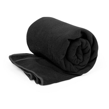 Ręcznik RPET, czarny V8356-03