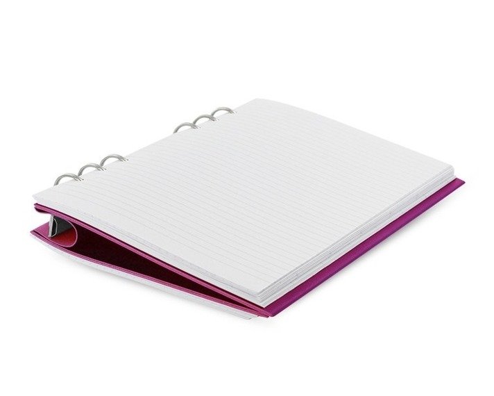 Clipbook fILOFAX CLASSIC A5, notatnik i terminarze bez dat, okładka w kolorze fuksji